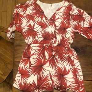 Anthropologie summer romper size M
